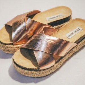 Steven Madden Espadrille Platform Sandals sz5